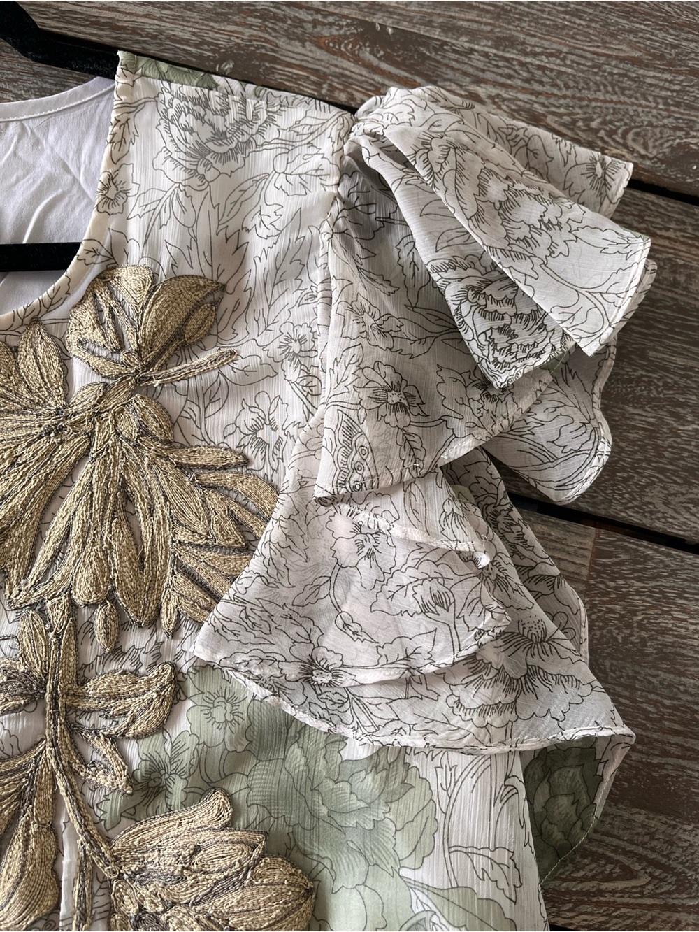 NWT ANTHROPOLOGIE flowy top, size XL. - Picture 5 of 11